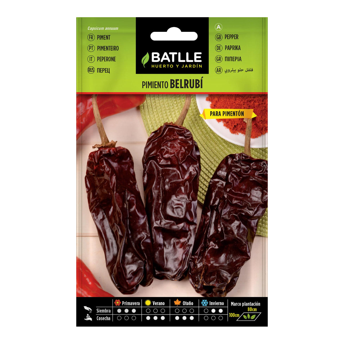 Semillas de Pimiento Belrubí