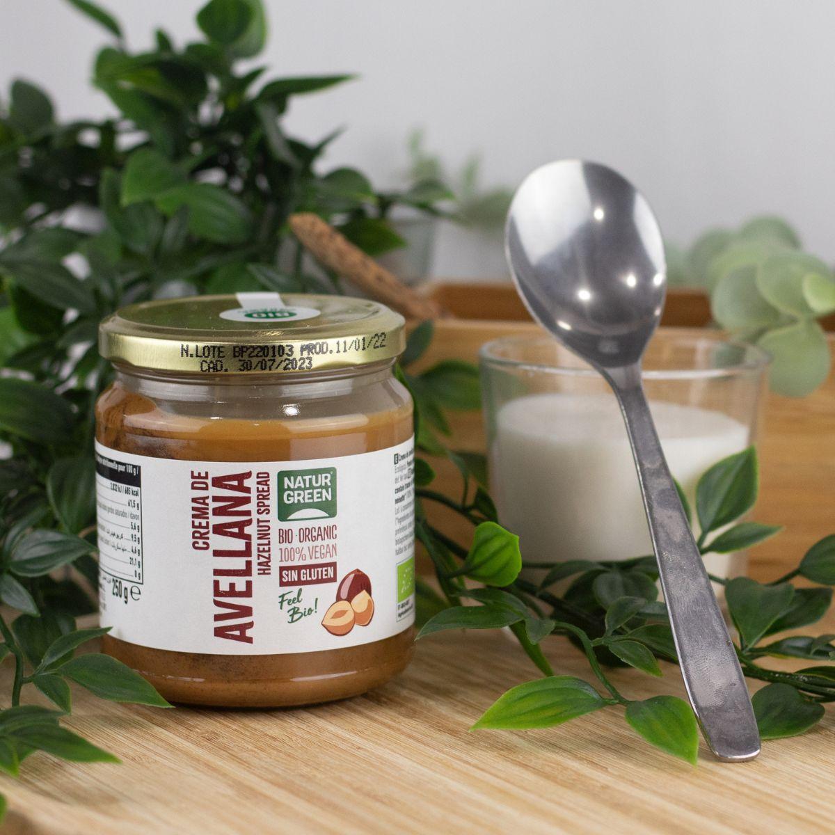 Crema de Avellanas 100% Bio NaturGreen 250 g