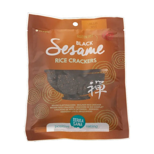 Crackers Sésamo negro con Arroz Integral Terrasana 60 g