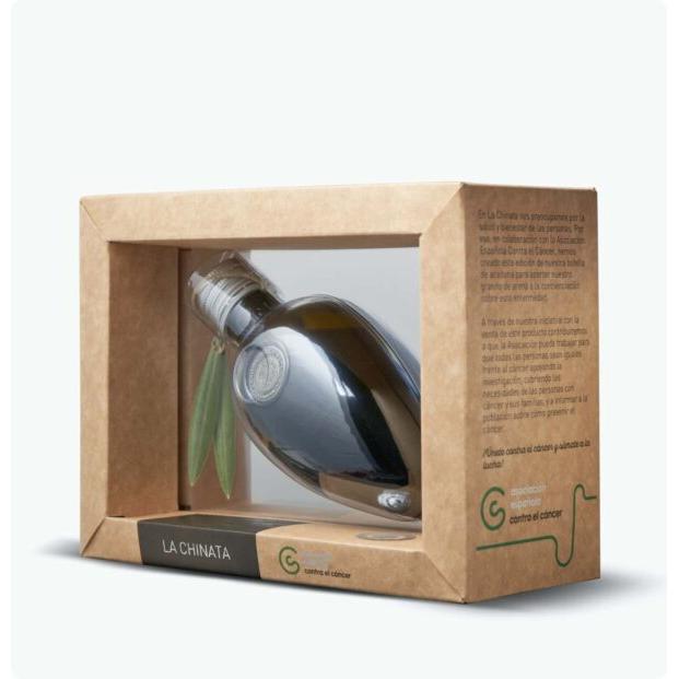 AOVE Botella de Vidrio Aceituna Solidaria La Chinata 250ml