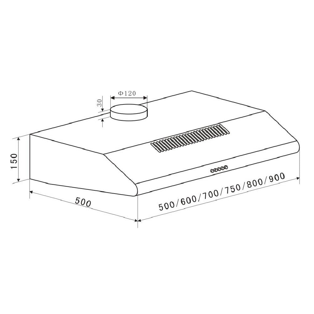 Orbegozo Campana Decorativa de Cristal ST 07260 D BL
