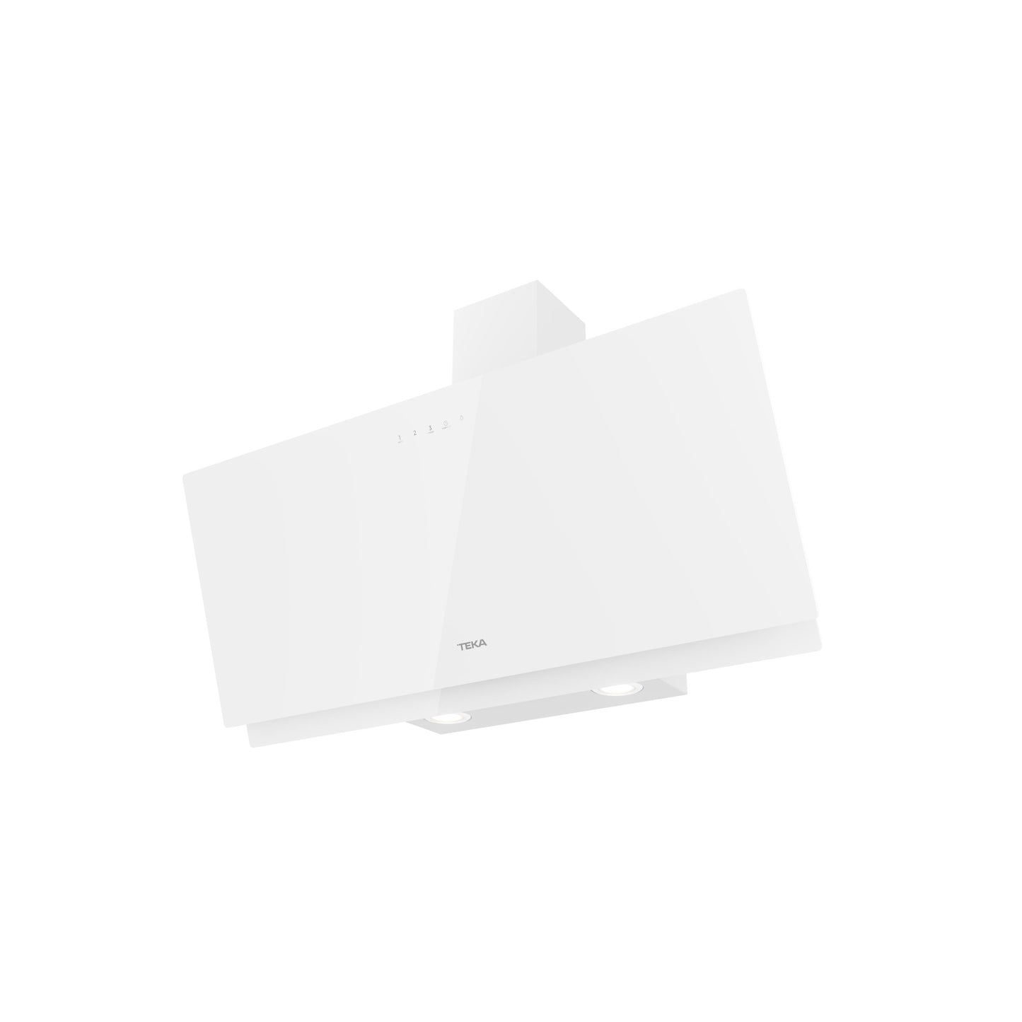 Campana decorativa Teka DVN vertical táctil de aspiración perimetral blanco 70 cm.