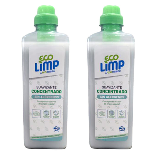 Pack 2x Suavizante Concentrado Mimidu ECO 40 dosis