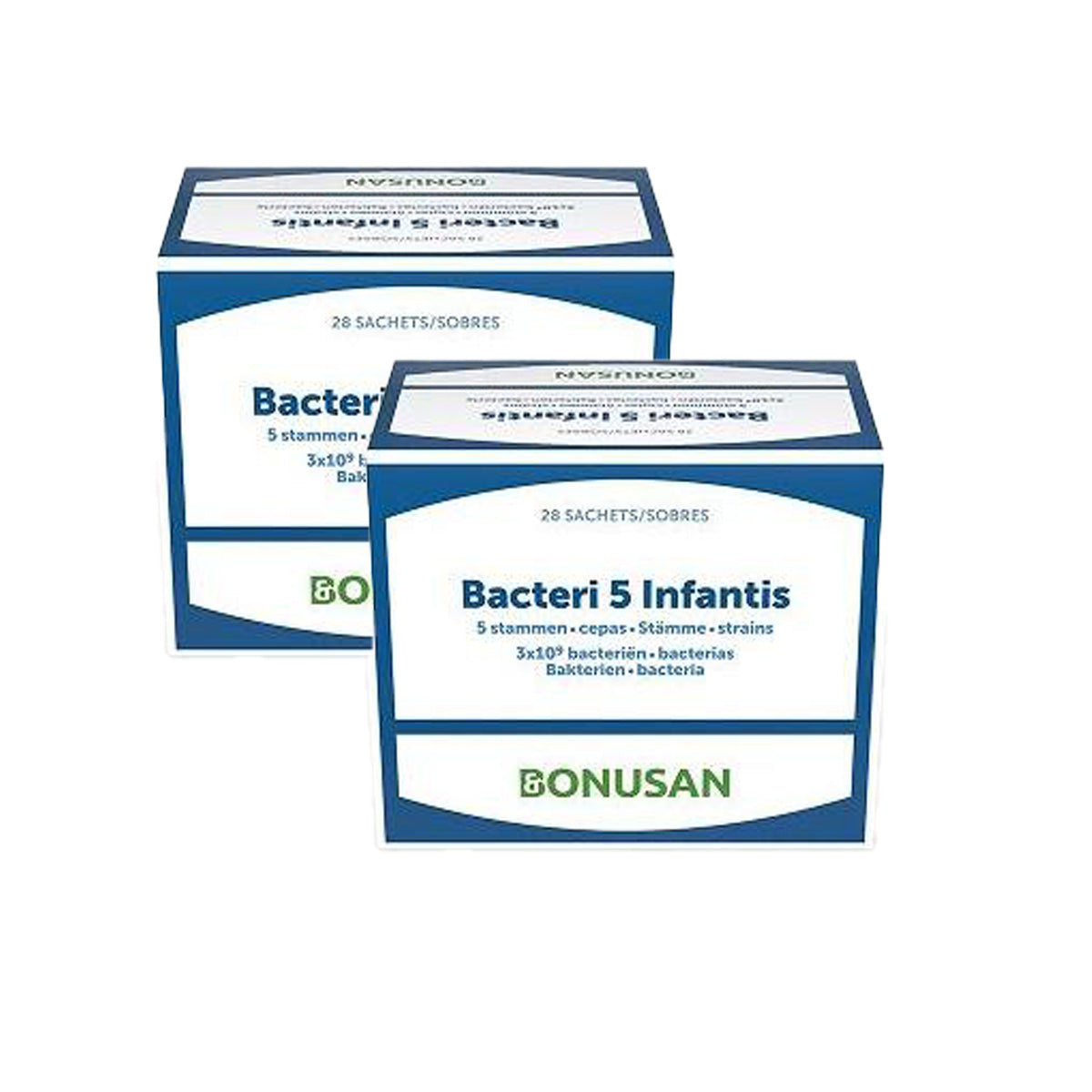 Pack 2x BACTERI 5 INFANTIS, Bonusan, 2x28 Sobres
