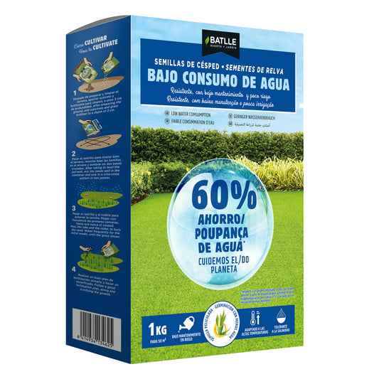 Semillas césped ahorro de agua Batlle 1 Kg