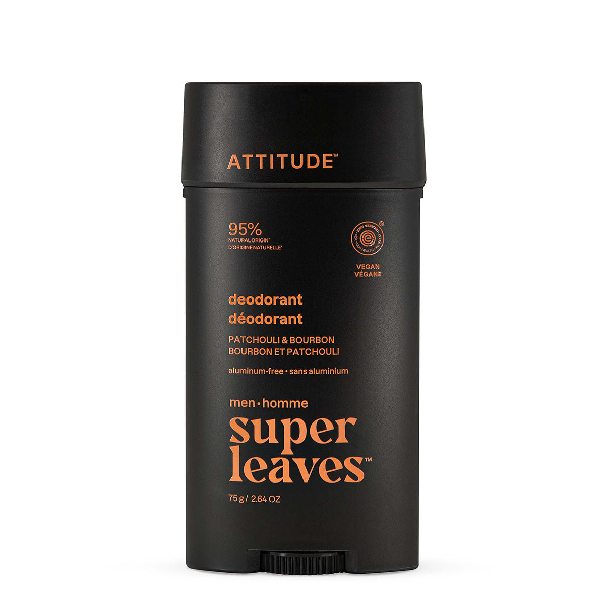 Super leaves men Desodorante Patchouli & Bourbon 75 g
