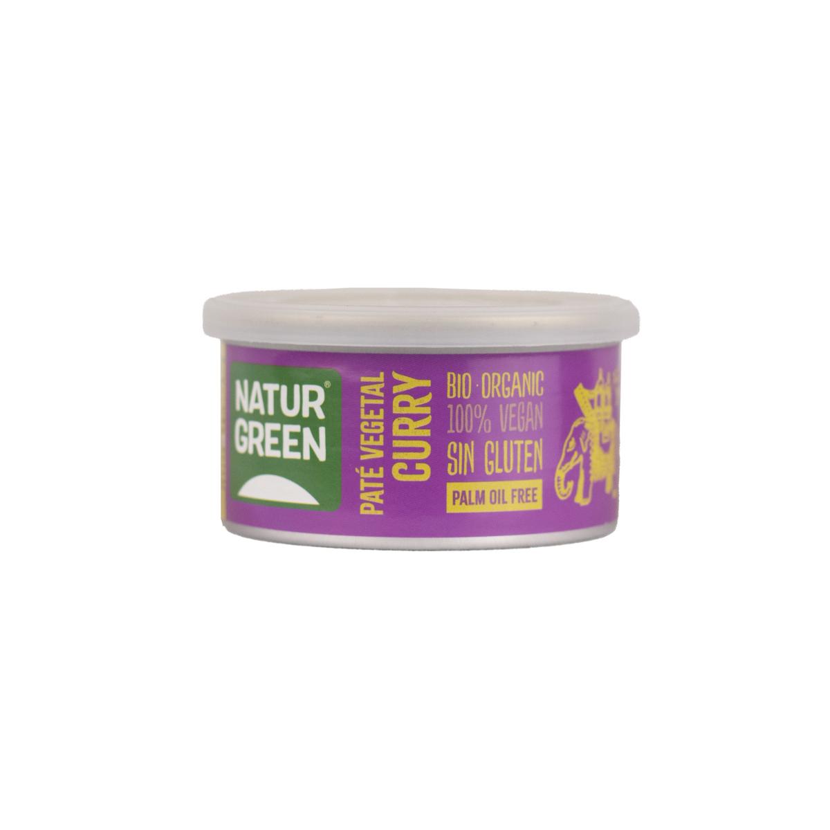 Paté Curry Bio Naturgreen 125 g