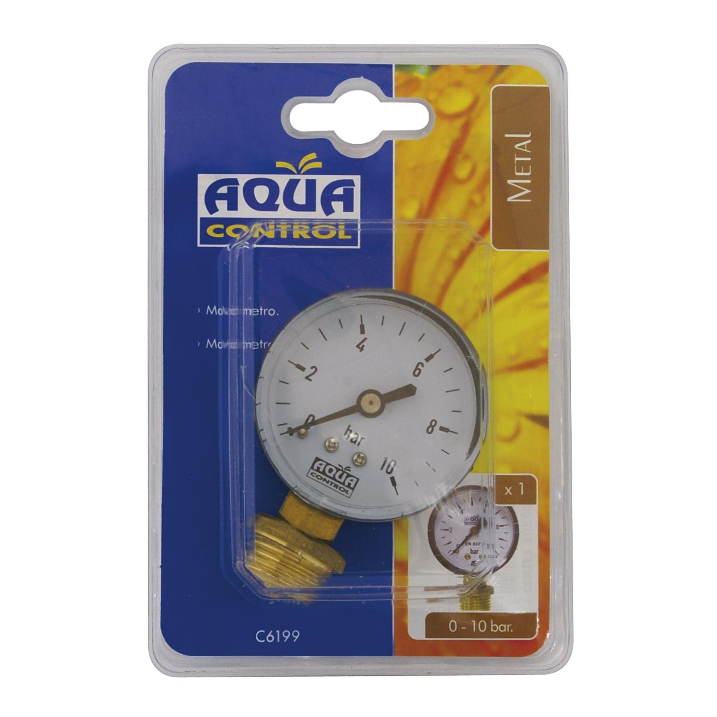Manómetro 0-10 bar Aquacontrol