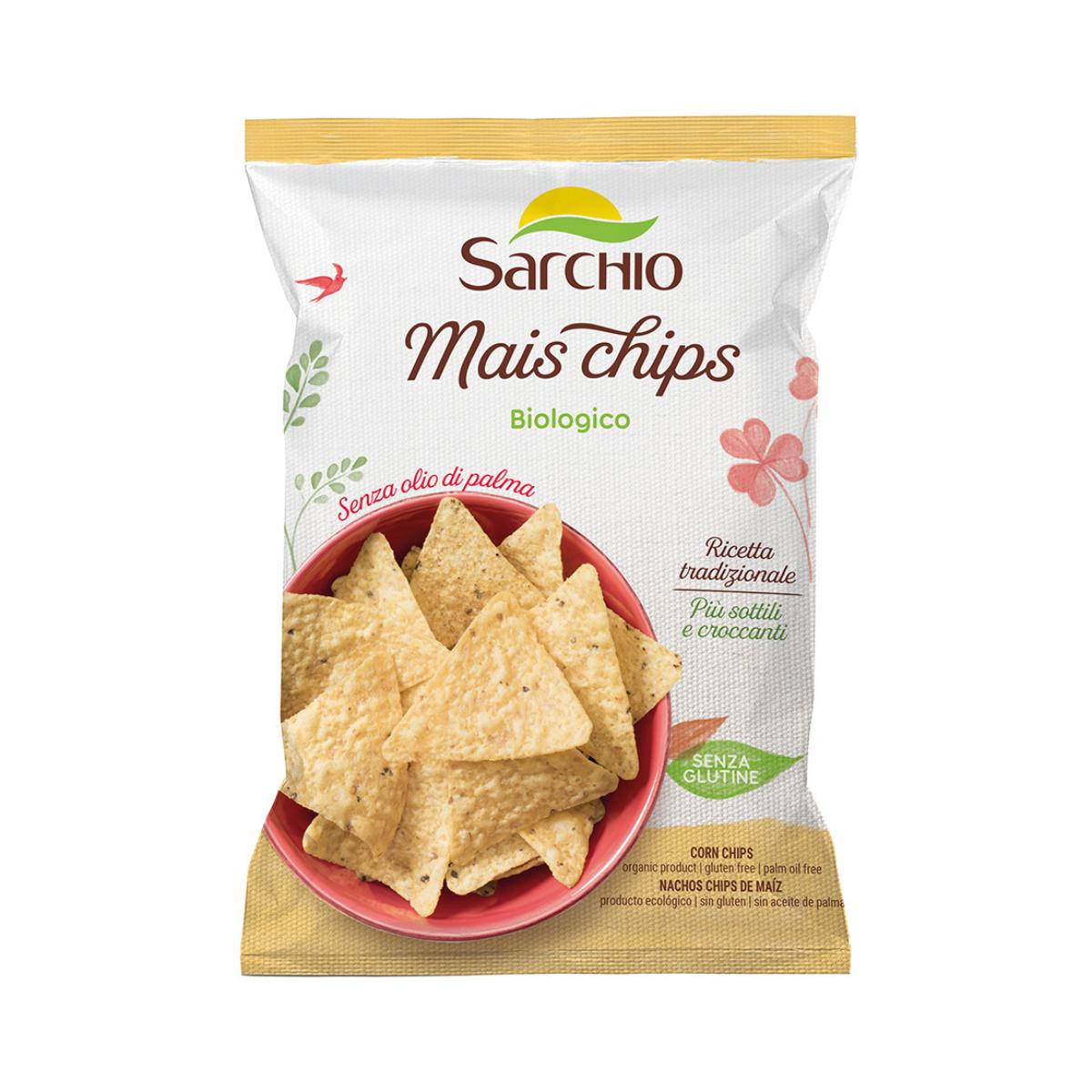 Nachos de maíz BIO Sarchio 75 g