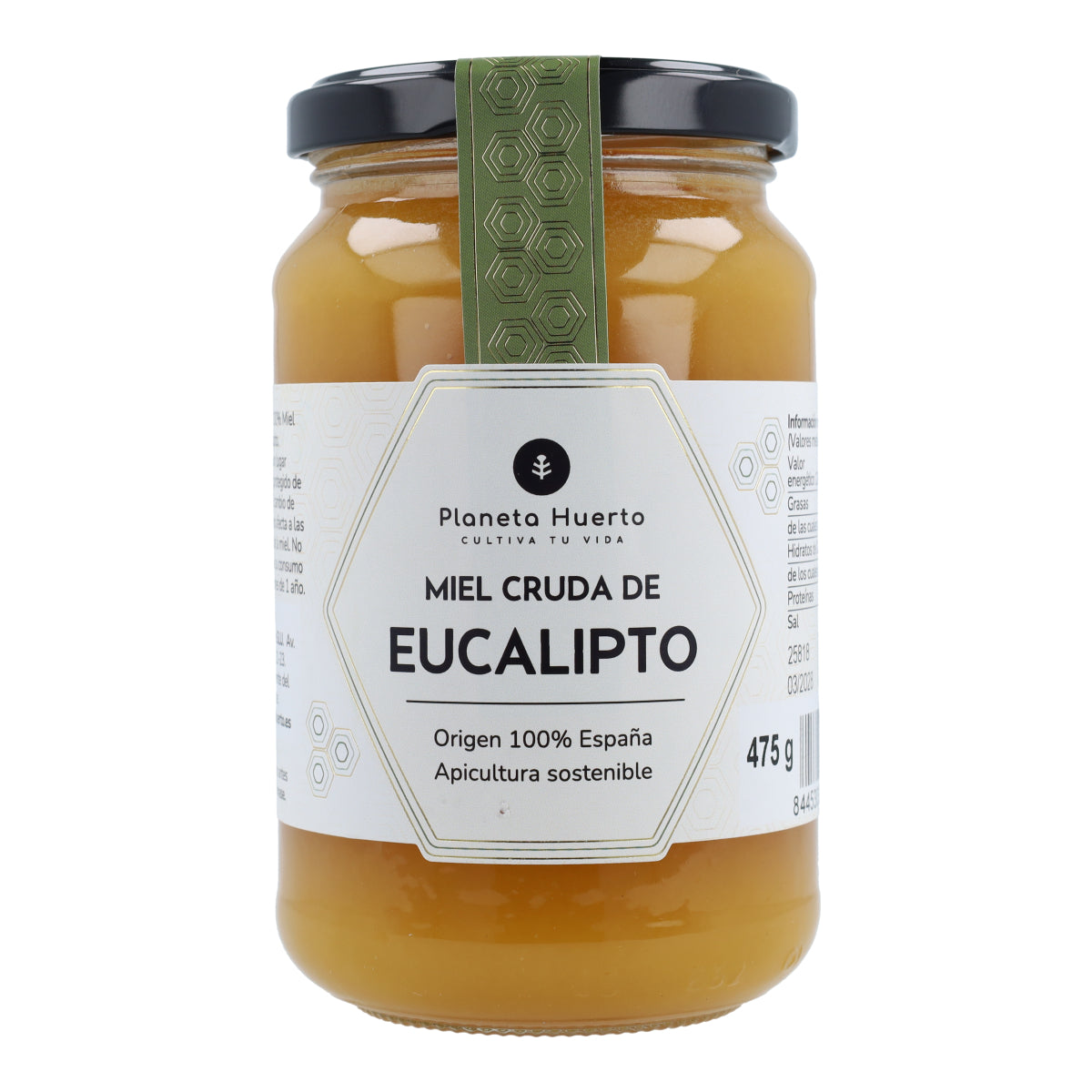 Miel Cruda de Eucalipto Planeta Huerto 475 g