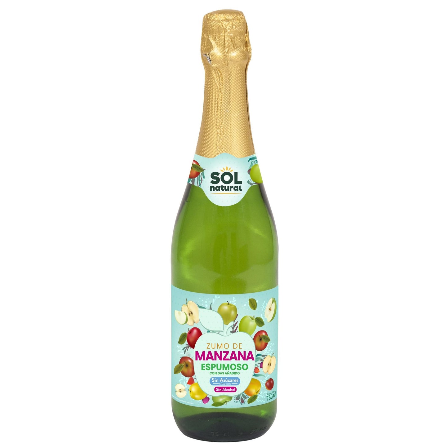 Espumoso de Manzana sin alcohol Sol Natural 750 ml