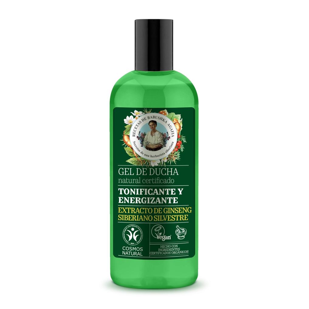 Gel de ducha natural certificado Tonificante y Energizante Agafia Natura Siberica 260 ml