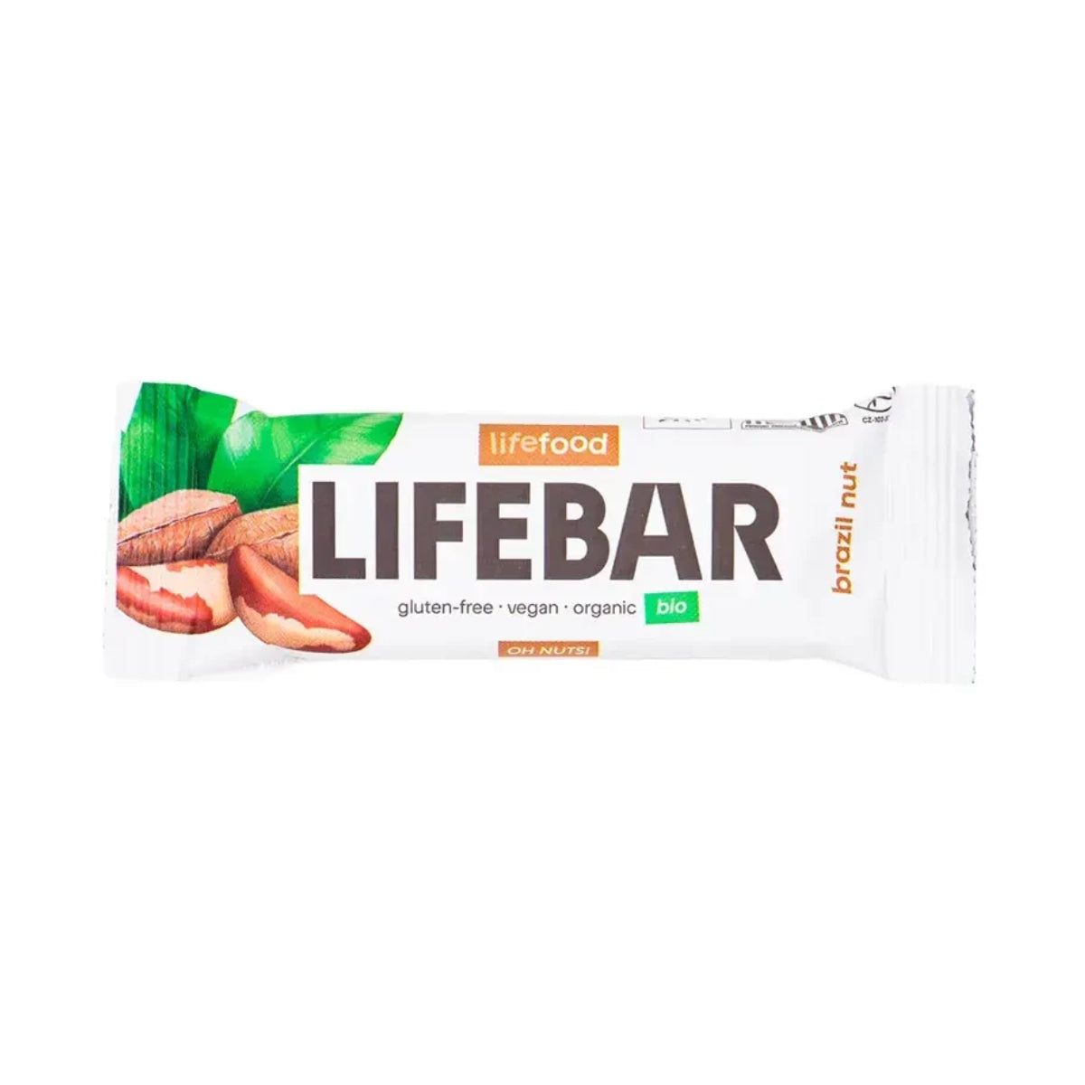 Barrita de nueces de Brasil bio 40 g Lifebar, Life Food