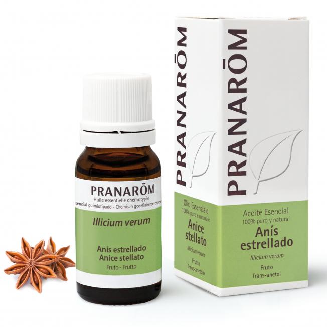 Aceite esencial Anis Estrellado Fruto Bio Pranarom 10 ml