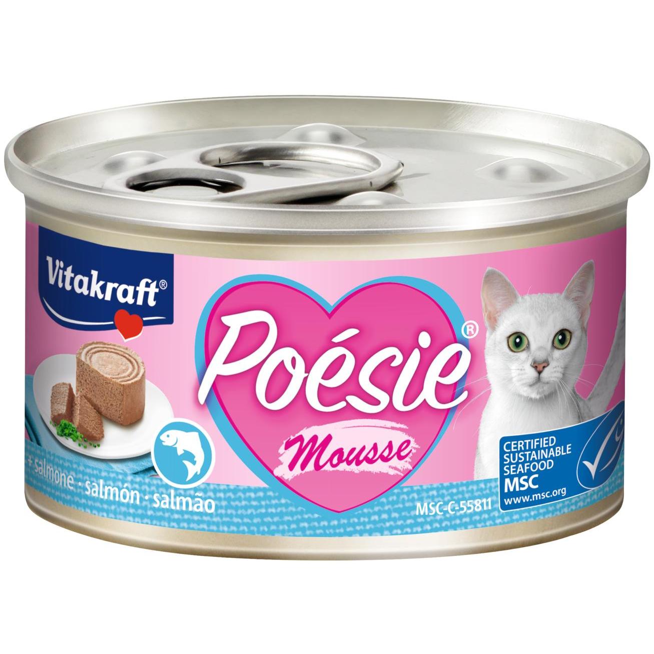 Vitakraft Latita Poésie mousse de salmón 85 g comida húmeda gato