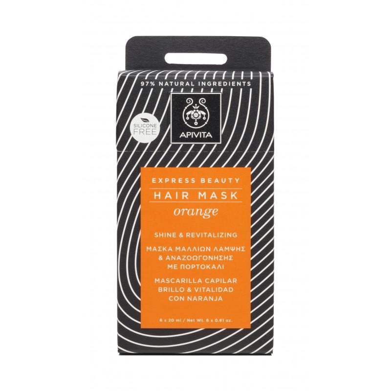 Mascarilla capilar brillo y vitalidad Apivita 20 ml