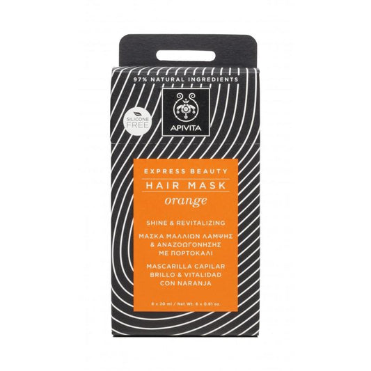 Mascarilla capilar brillo y vitalidad Apivita 20 ml