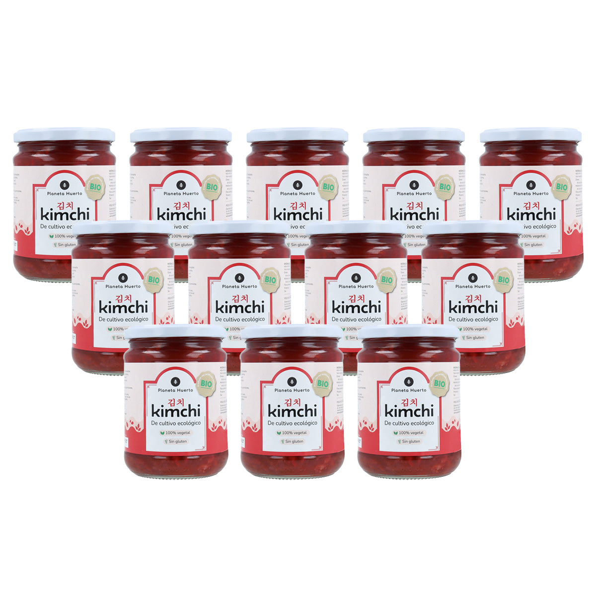 Pack 12x Kimchi ECO Planeta Huerto 420 g