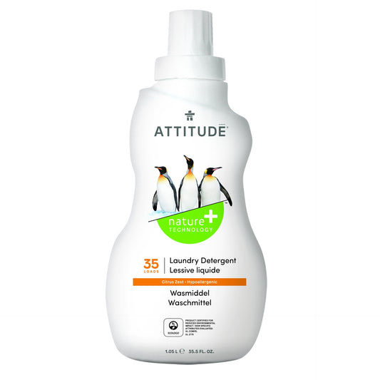Detergente líquido lavadora Cítrico Attitude 35 dosis