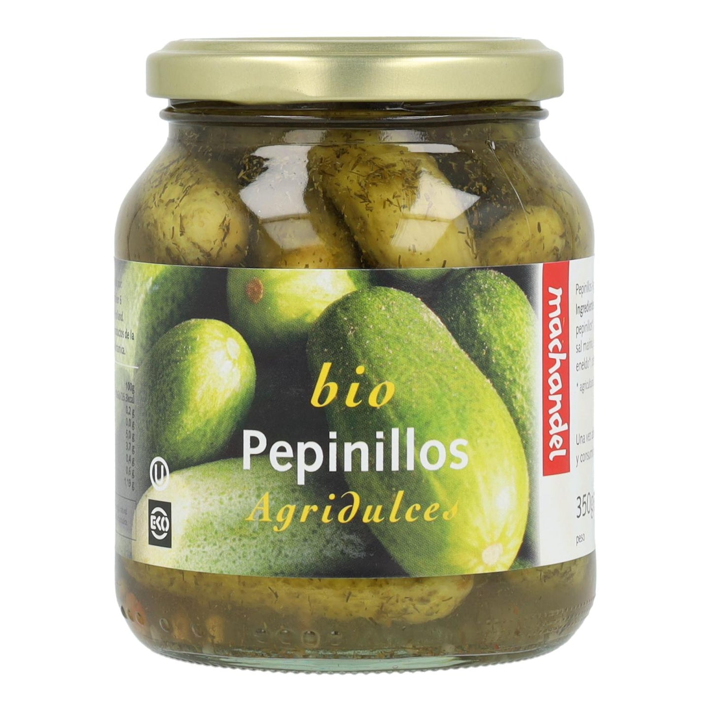 Pepinillos Agridulces de Machandel, 350gr