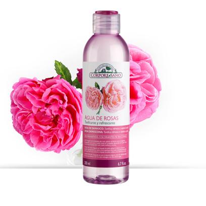 Agua de rosas tonifica y refresca Corpore Sano 200 ml