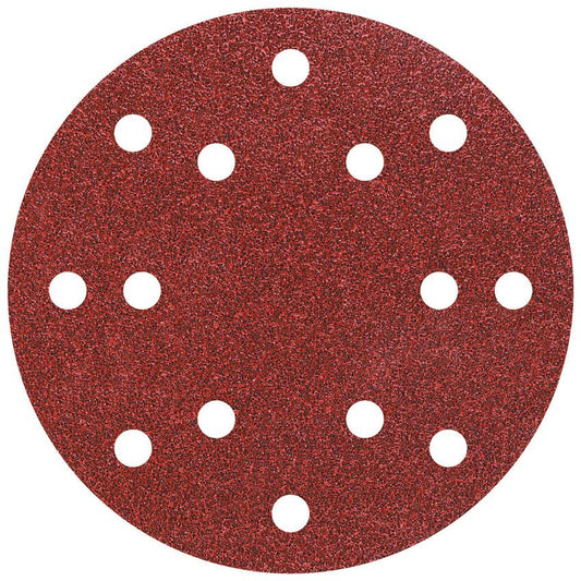10 papel de lija auto-adhesivos GR 40,80,120 Ø 150 mm Wolfcraft 8404000