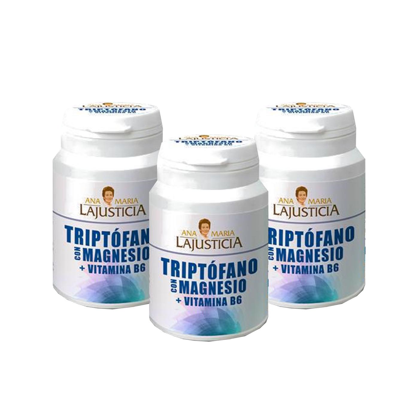 Pack 3 x Triptófano con Magnesio y Vit B6 Ana María LaJusticia, 60 comprimidos