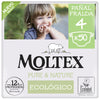 Pañales Moltex Pure & Nature T4 (9-15 kg), 50 Uds