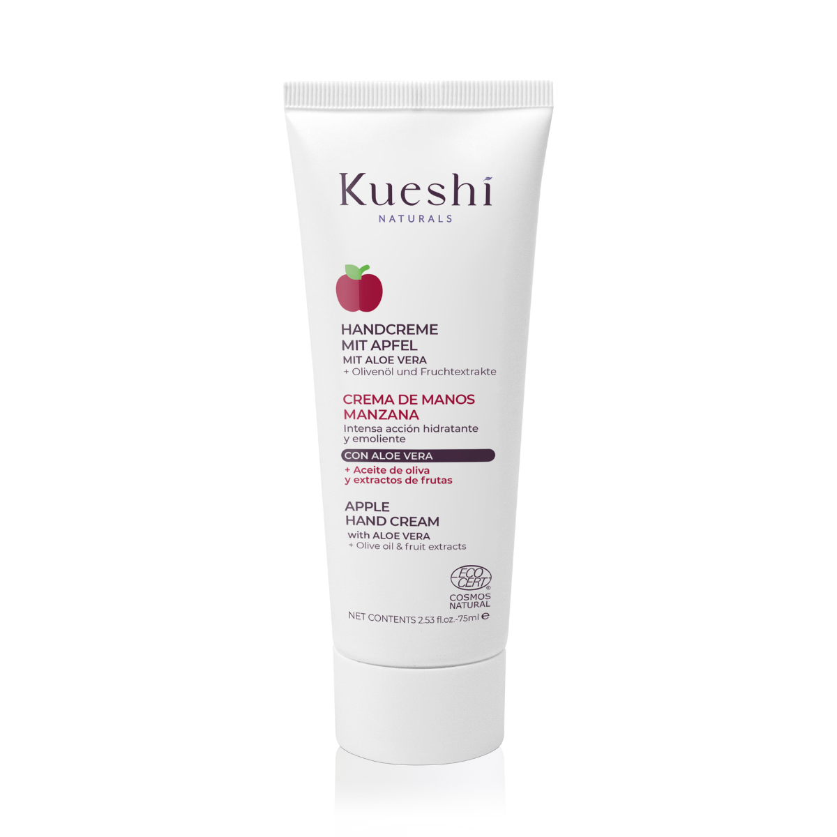 Crema de manos hidratante manzana Kueshi 75 ml