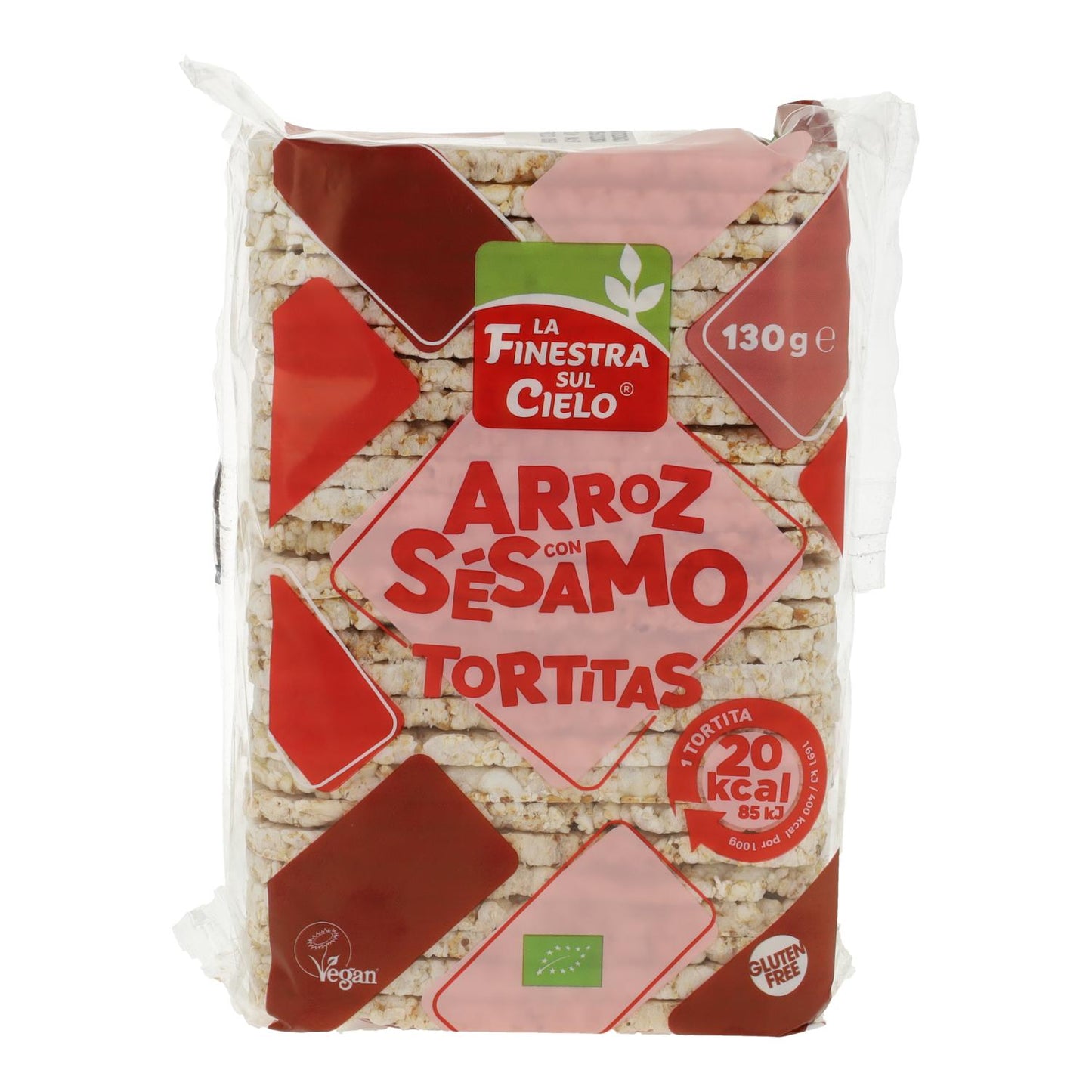 Tortitas de Arroz con Sésamo La Finestra Sul Cielo 130 g