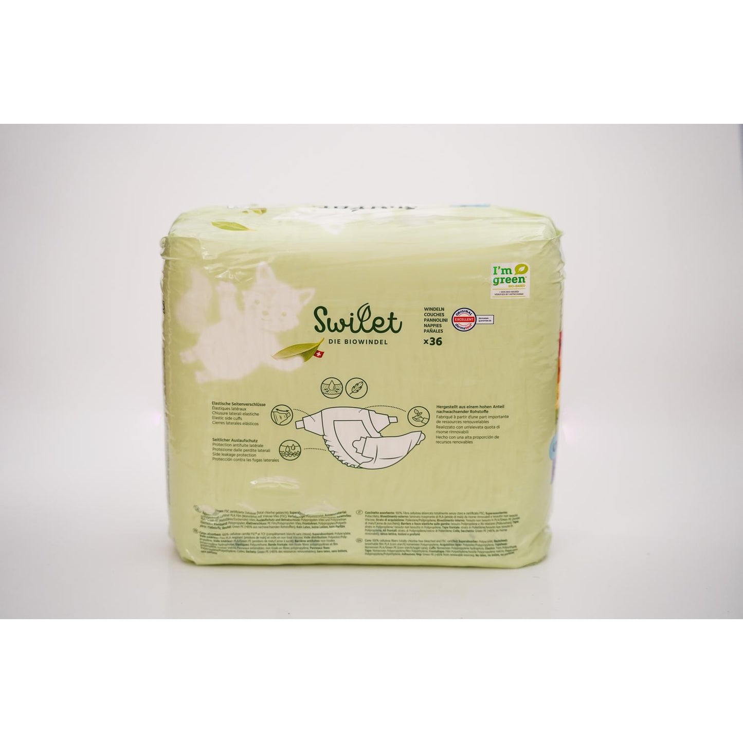 Pañales Ecológicos Swilet Talla 5 Junior 36uds