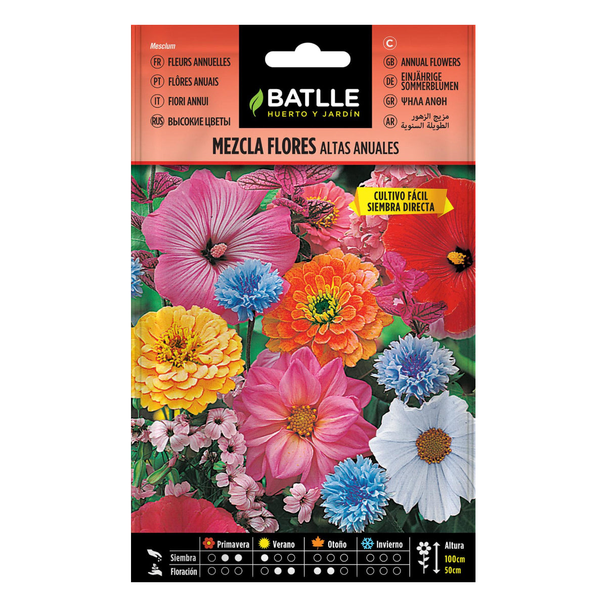 Semillas de Mezcla de Flores altas anuales Batlle