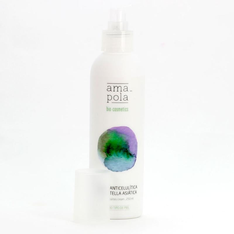 Crema anticelulítica de centella Amapola Biocosmetics 250 ml