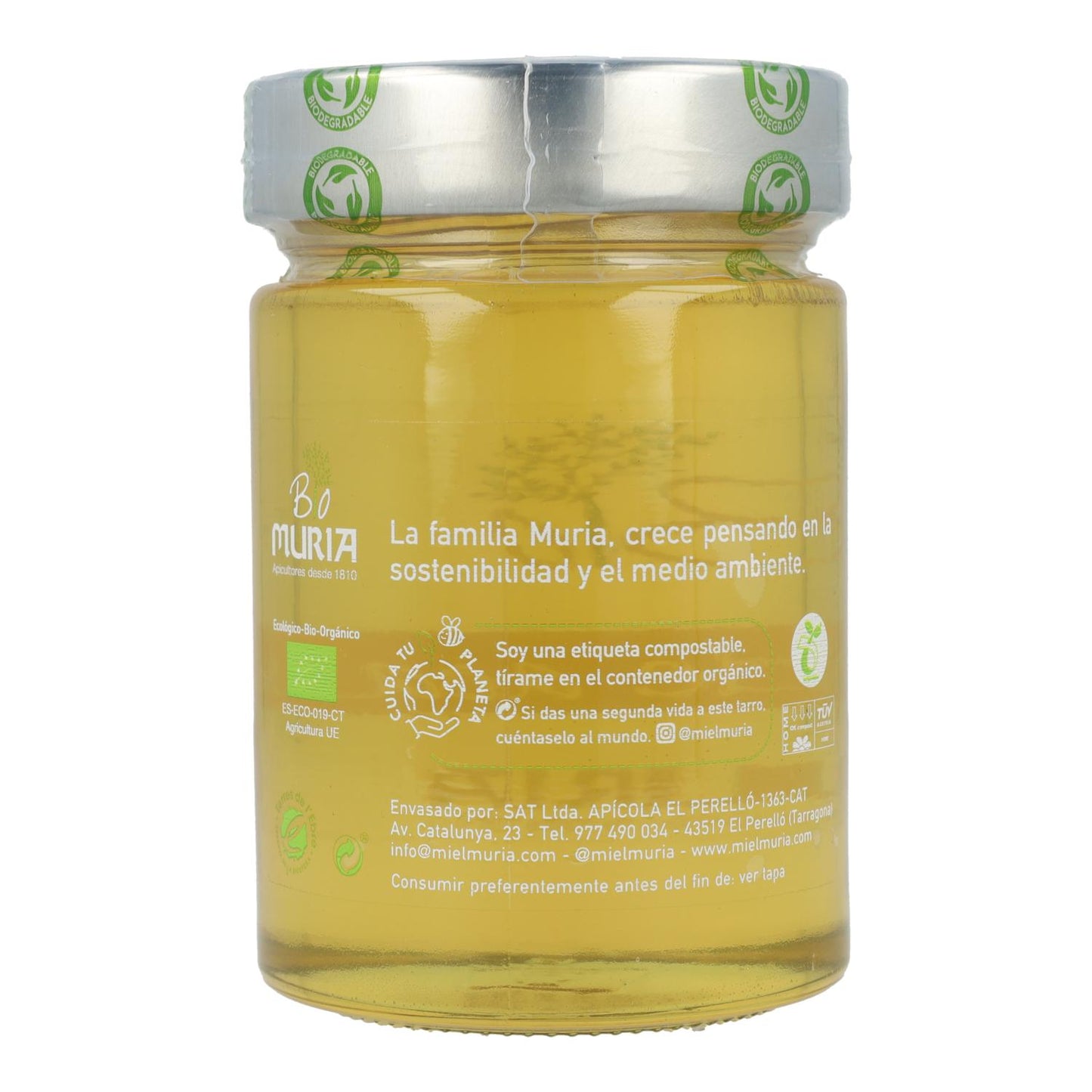 Miel de Acacia Bio Muria 470 g