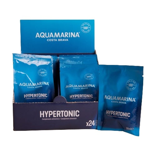 Pack x24 Sticks Agua De Mar Hipertonica Aquamarina 30 Ml.