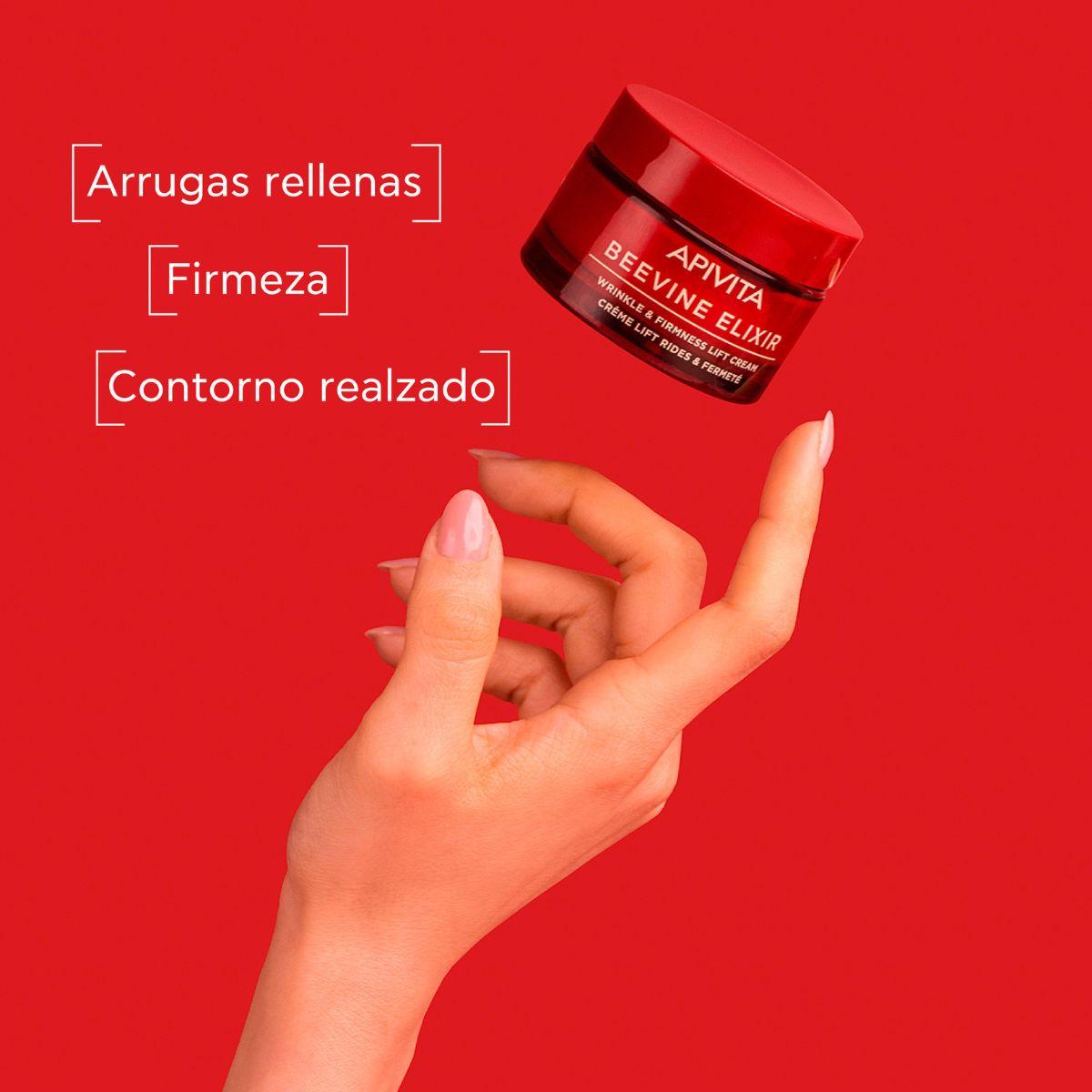 Crema lift arrugas & firmeza - Textura ligera BEEVINE ELIXIR, APIVITA 50 ml