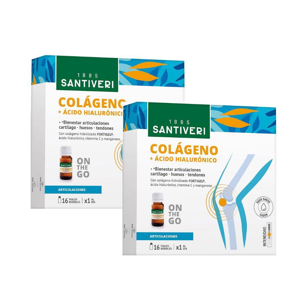 Pack 2 x Colágeno líquido Santiveri 16 viales
