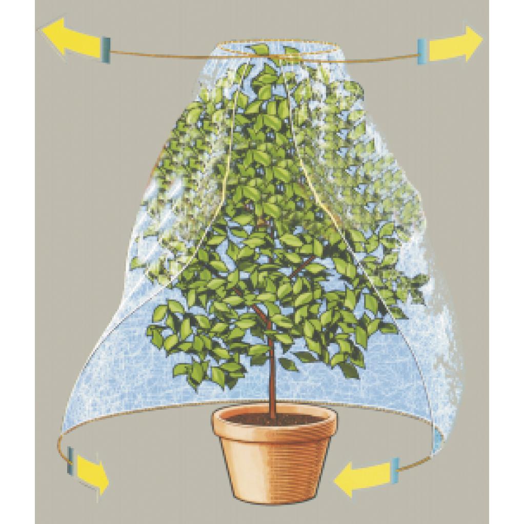 Tela protección antiheladas con Cordones