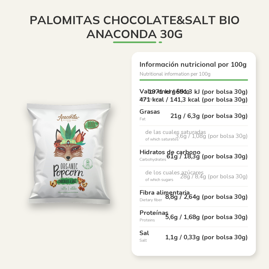 Información nutricional