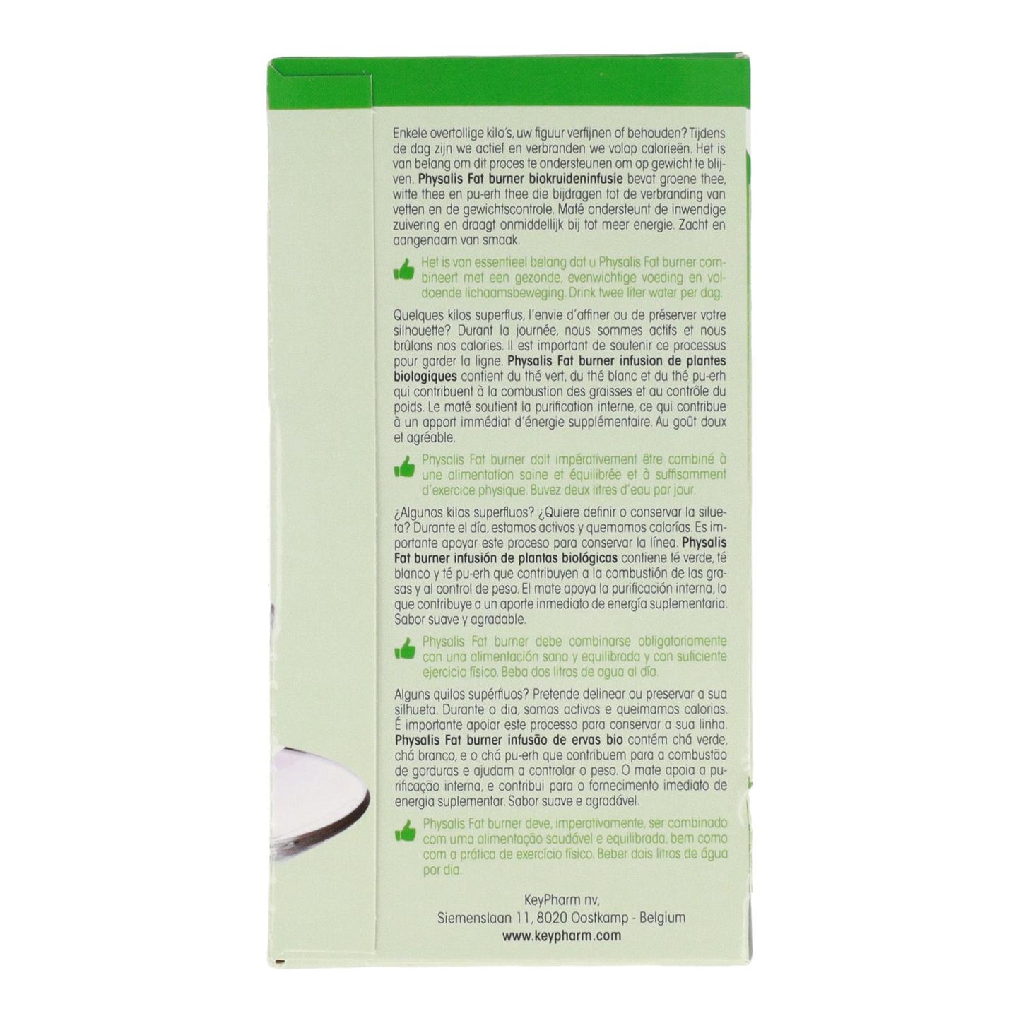 Infusión quemagrasas Fat burner Physalis 20 bolsitas