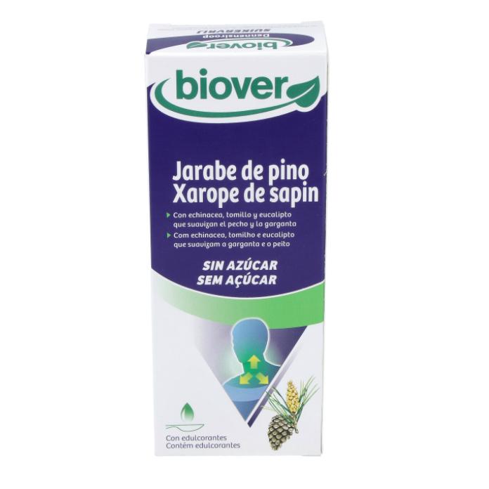 Jarabe Pino sin azúcar Biover 150 ml