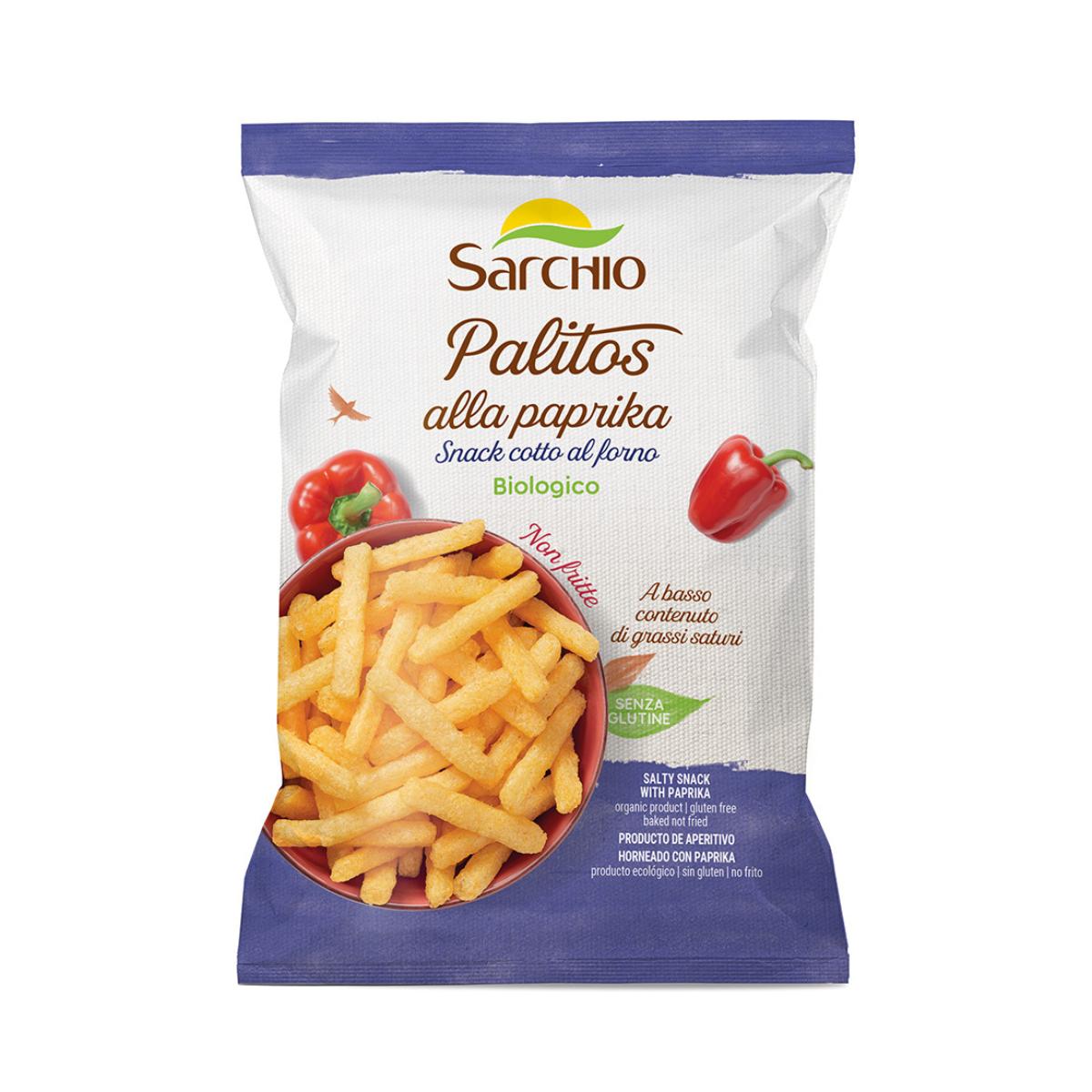 Palitos con paprika BIO Sarchio 45 g