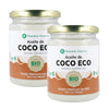 Pack 2x Aceite de coco Planeta Huerto 430 ml