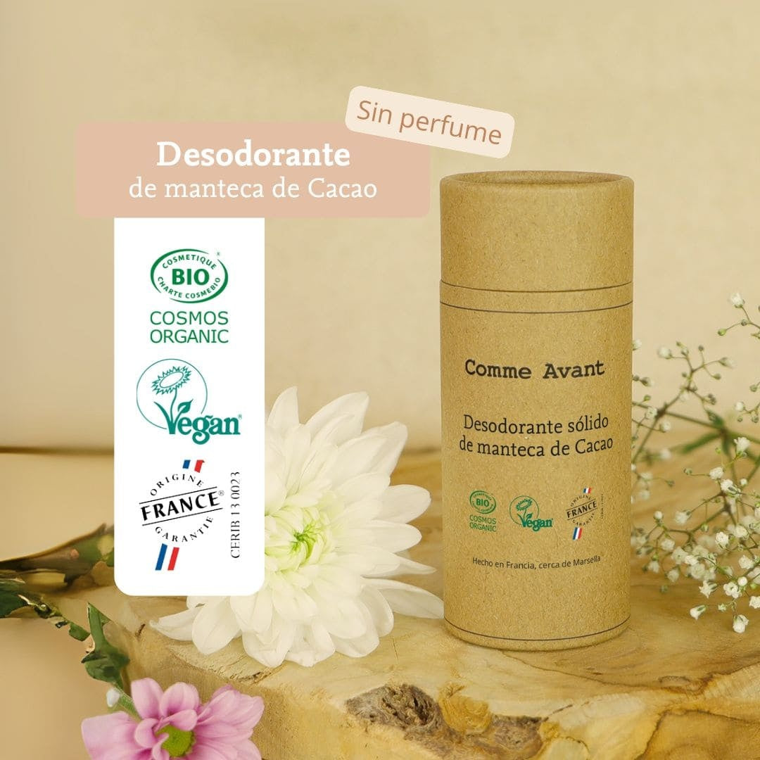Desodorante sólido con manteca de cacao Comme Avant 60 g