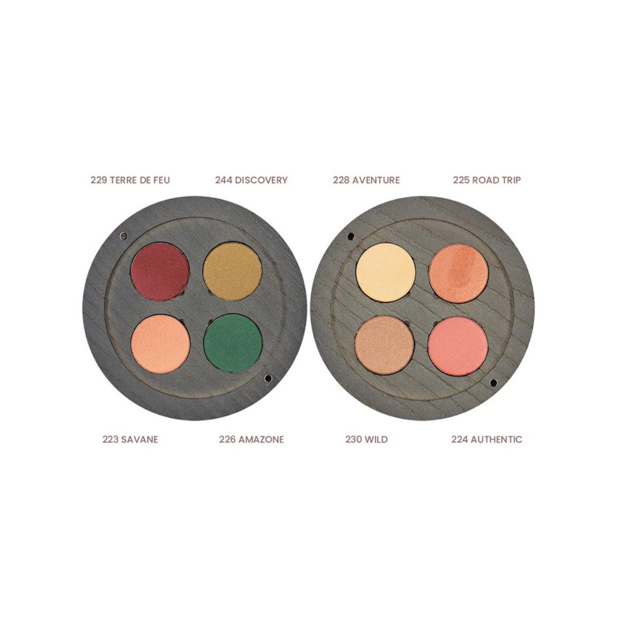 Gipsy Paleta de Sombra de Parpados Recargable Bio travel Boho