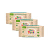 PACK 3x Toallitas Húmedas para bebé Biopure biodegradables Salustar 60 uds