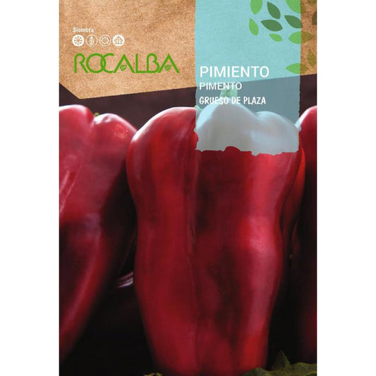 Semillas de Pimiento Grueso de Plaza