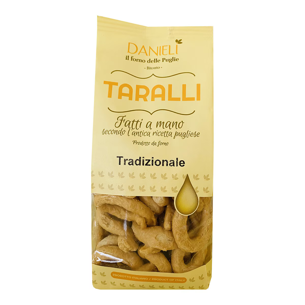 Taralli tradicional hecho a mano Danieli 240 gr