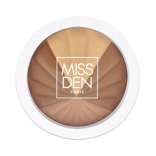 Maquillaje polvo "Bronze eclat" 652  piel clara, Miss Den Paris