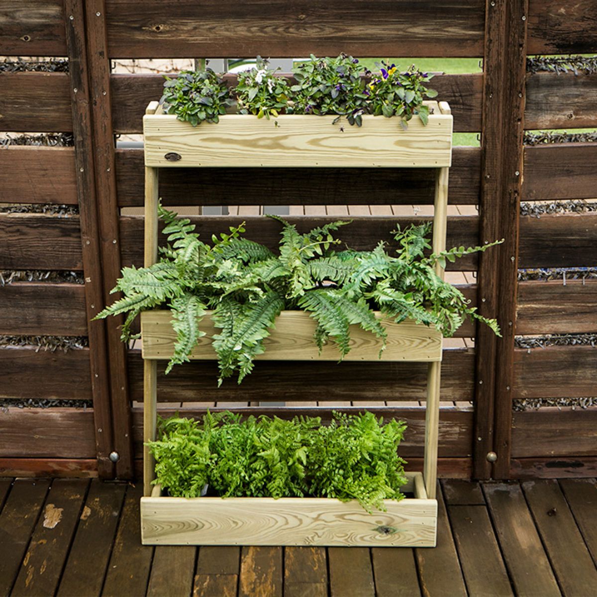 Jardín vertical suelo Stand Line Floor 3 Bandejas Hortalia